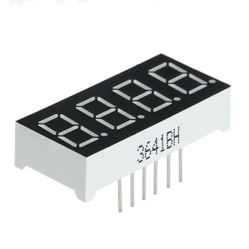 Afficheur 7 segment 4 chiffres common cathode