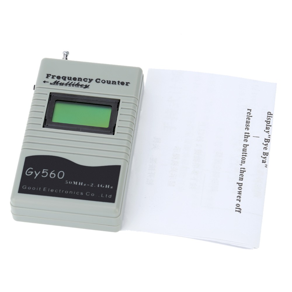 Compteur de fréquence numérique 50 MHz-2.4 GHz GY560