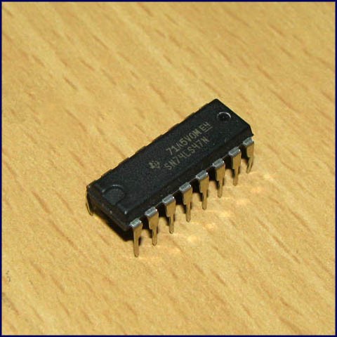 L293D Double pont en H, Pilote de moteur 1A